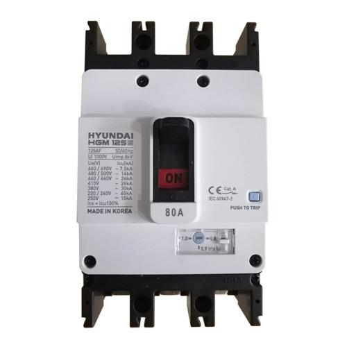 MCCB HYUNDAI 3P 75A 26kA ( HGM125S-F )
